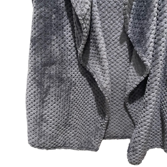 Gaovot Textured Open Sleeveless Vest Grey Women’s Size XL New - Picture 2 of 8